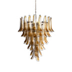 Aurora Lustre Ambre Verre Pétales Superposé Luxe - Neutralighting