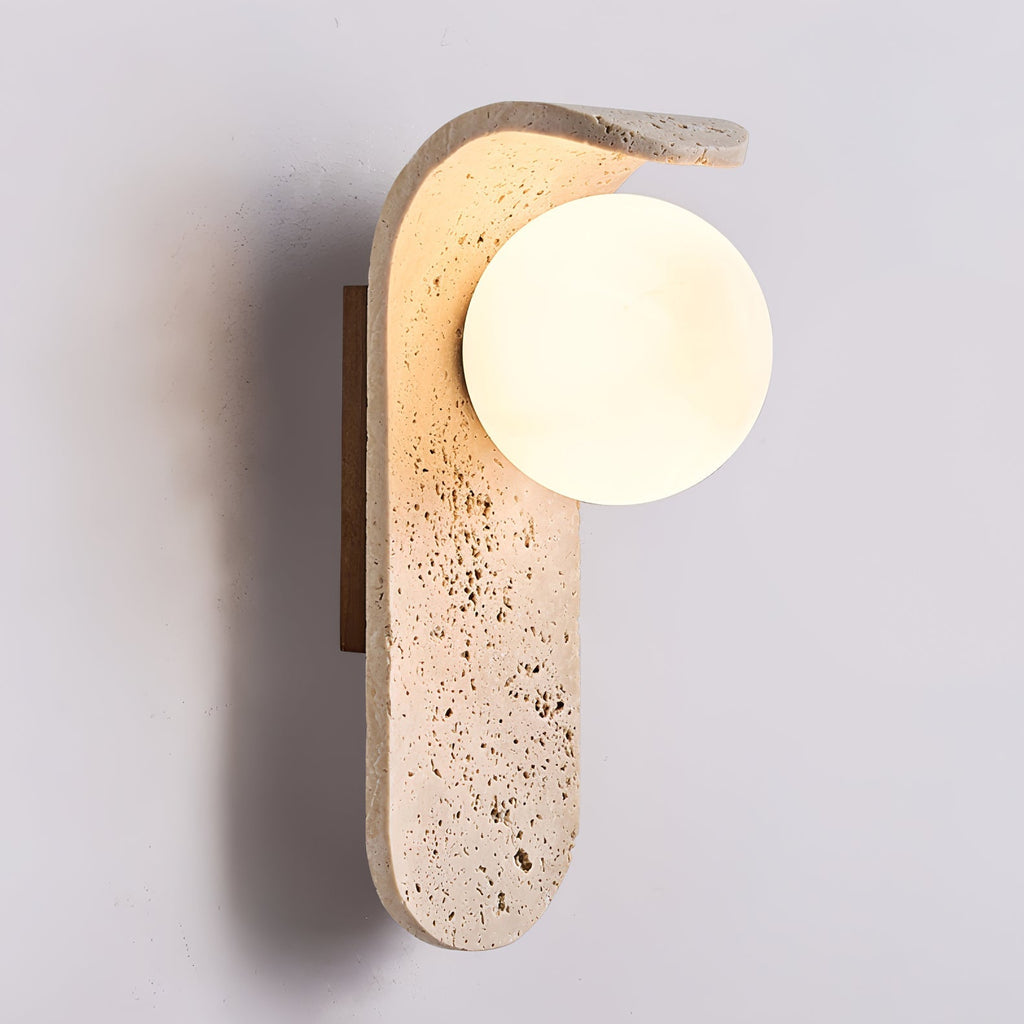 Cutalos Applique Murale Moderne en Travertin - Neutralighting