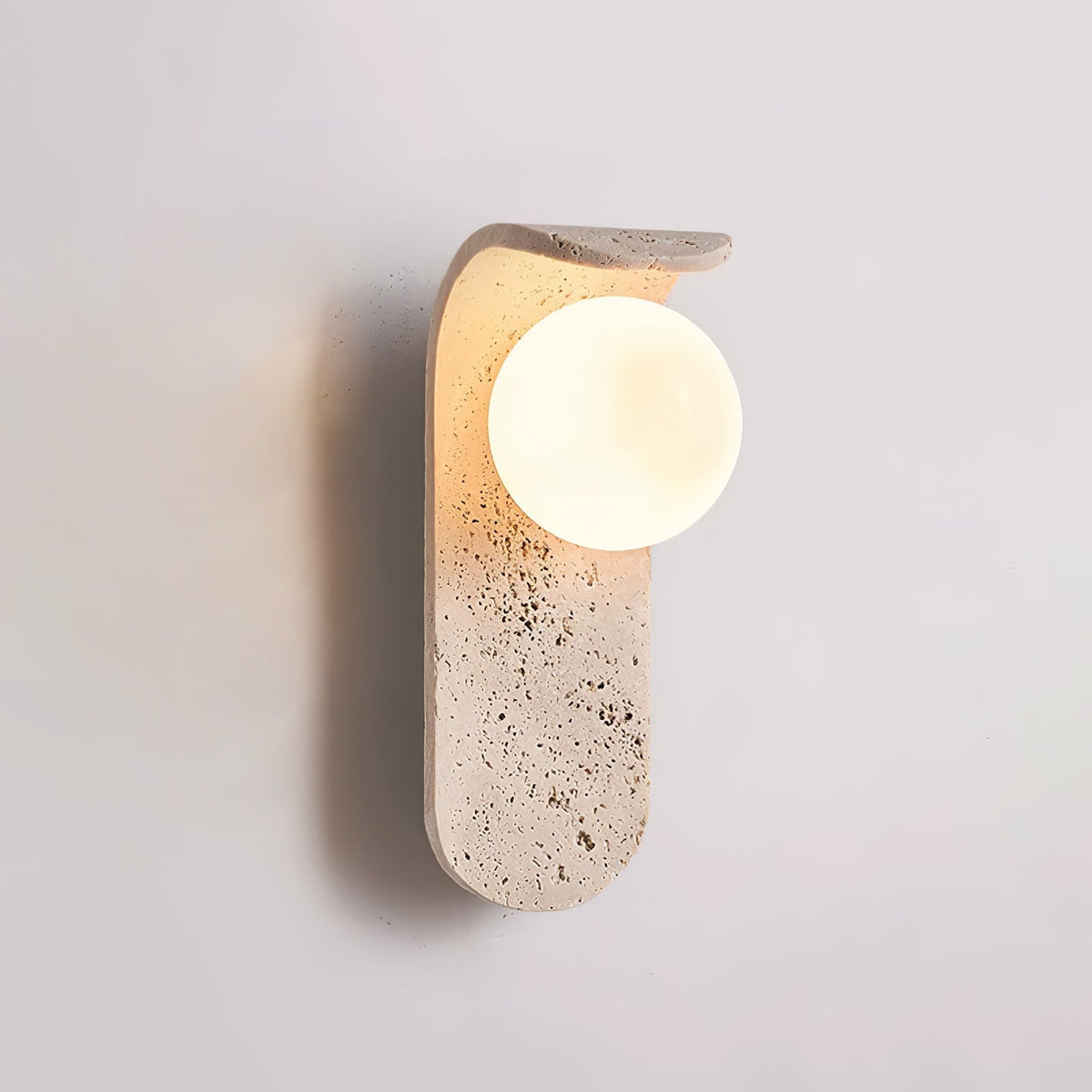 Cutalos Applique Murale Moderne en Travertin - Neutralighting
