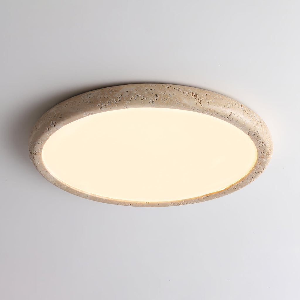 Aurrina Plafonnier Cadre Anneau en Travertin - Neutralighting