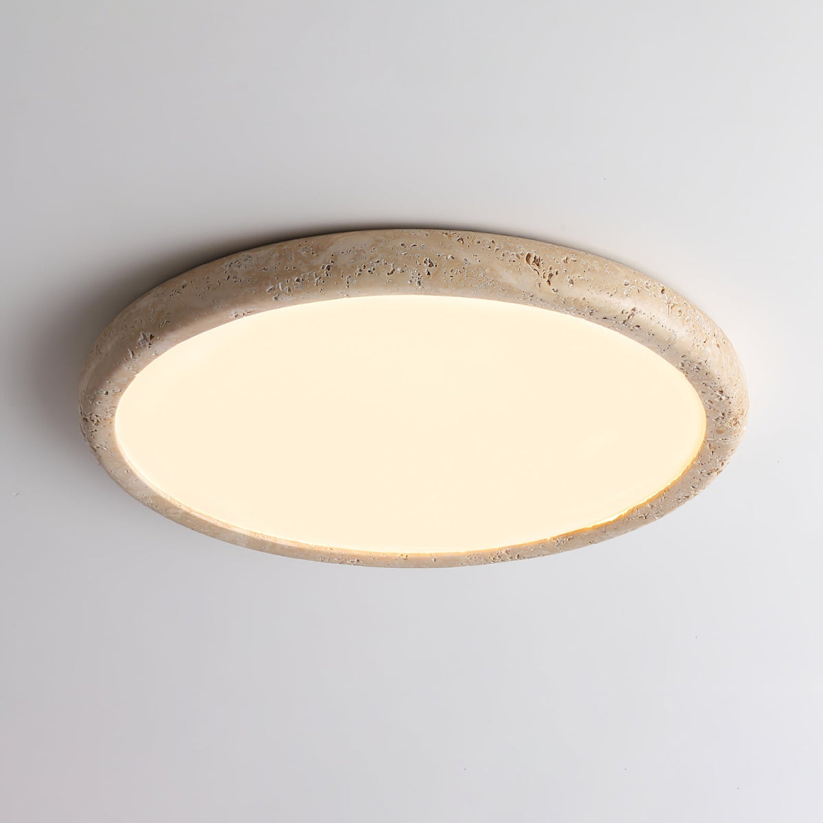 Aurrina Plafonnier Cadre Anneau en Travertin - Neutralighting