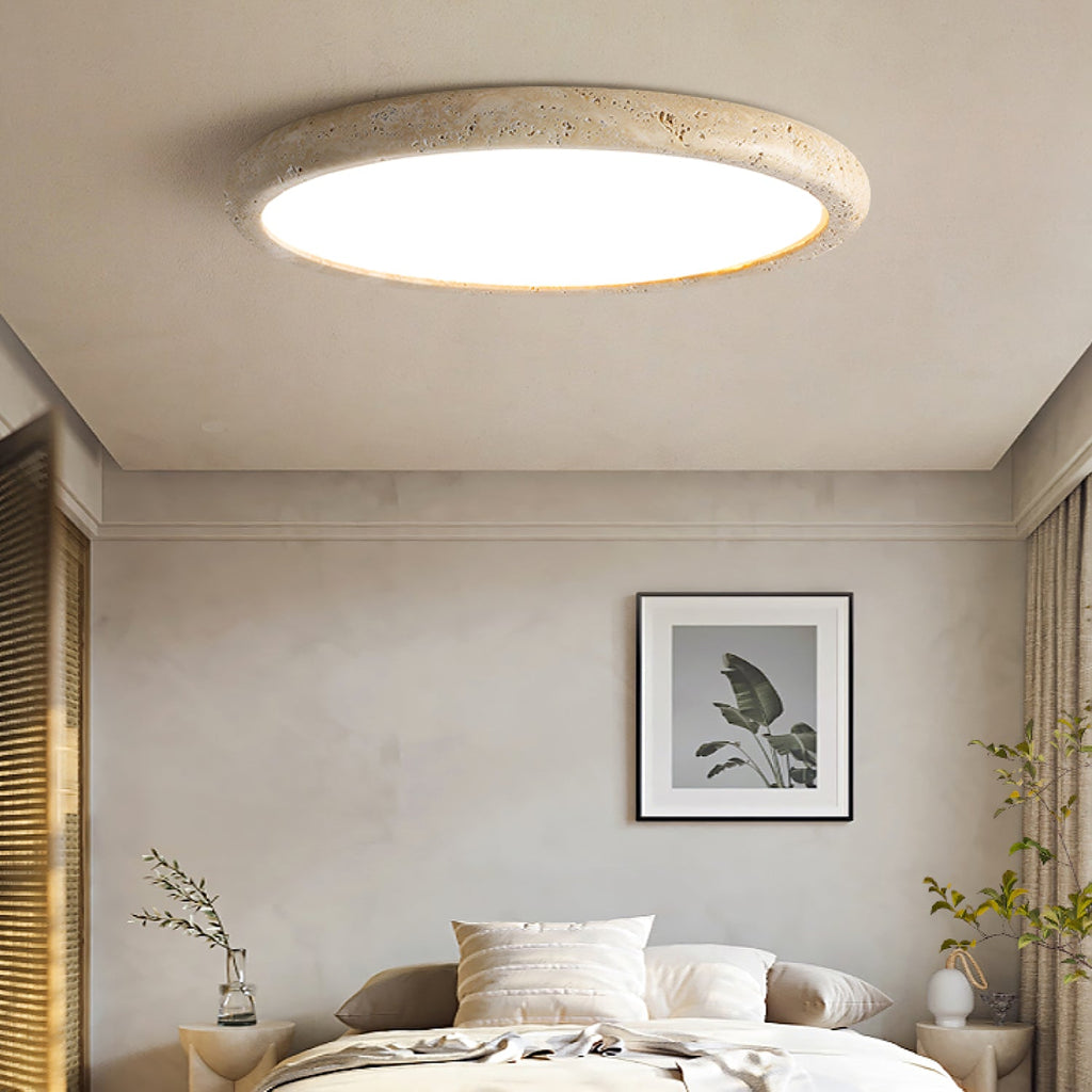 Aurrina Plafonnier Cadre Anneau en Travertin - Neutralighting
