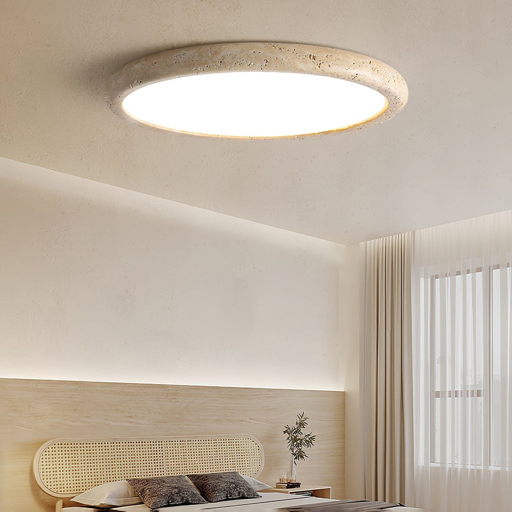 Aurrina Plafonnier Cadre Anneau en Travertin - Neutralighting
