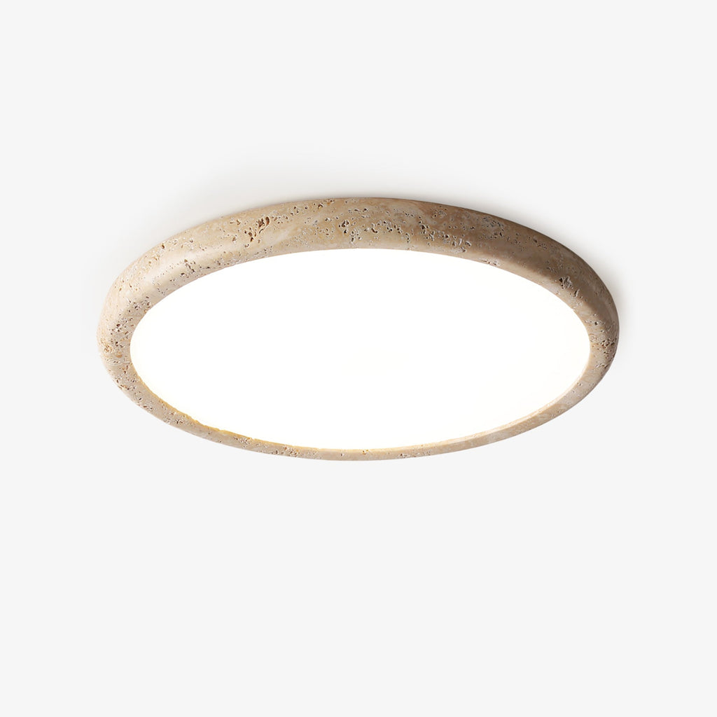 Aurrina Plafonnier Cadre Anneau en Travertin - Neutralighting