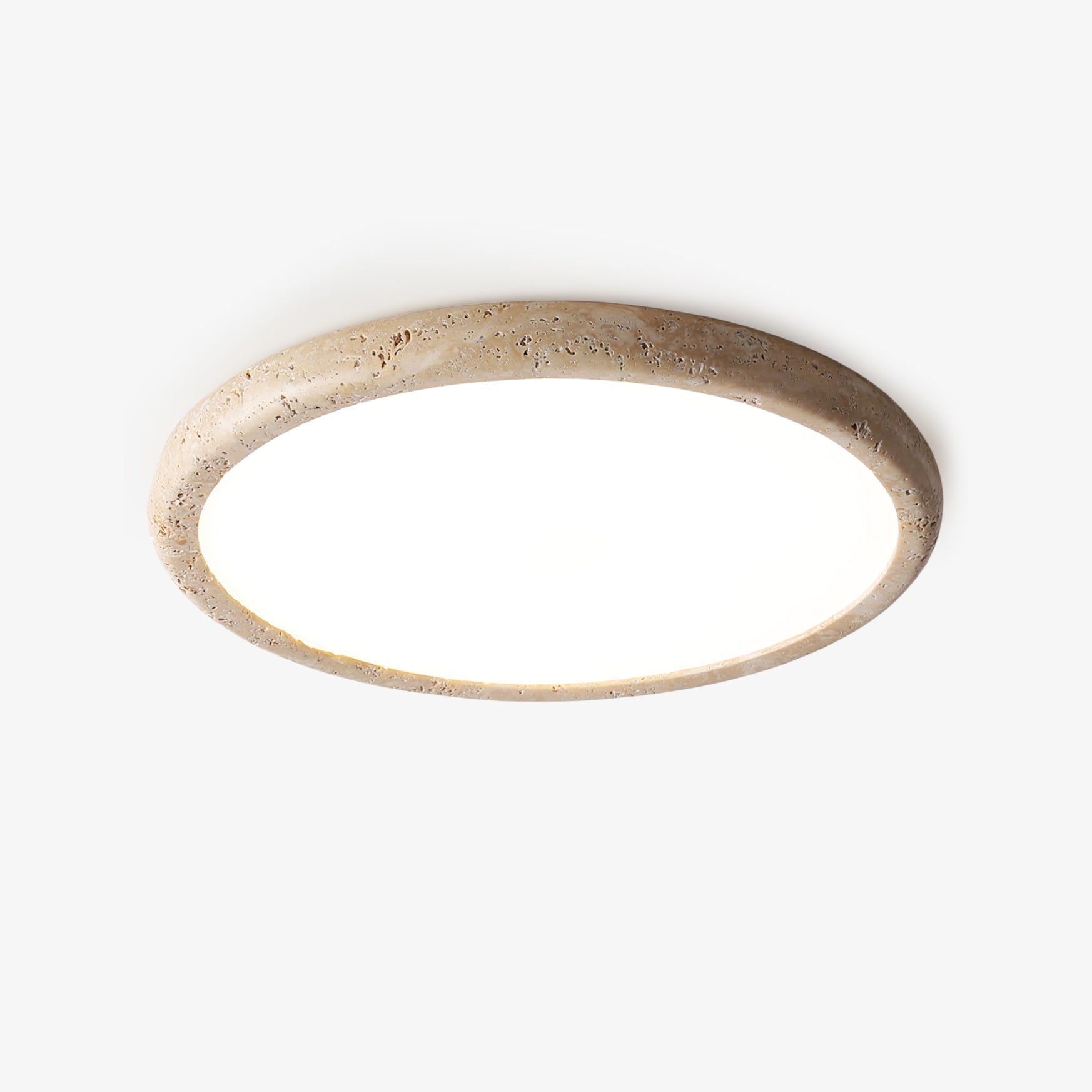 Aurrina Plafonnier Cadre Anneau en Travertin - Neutralighting