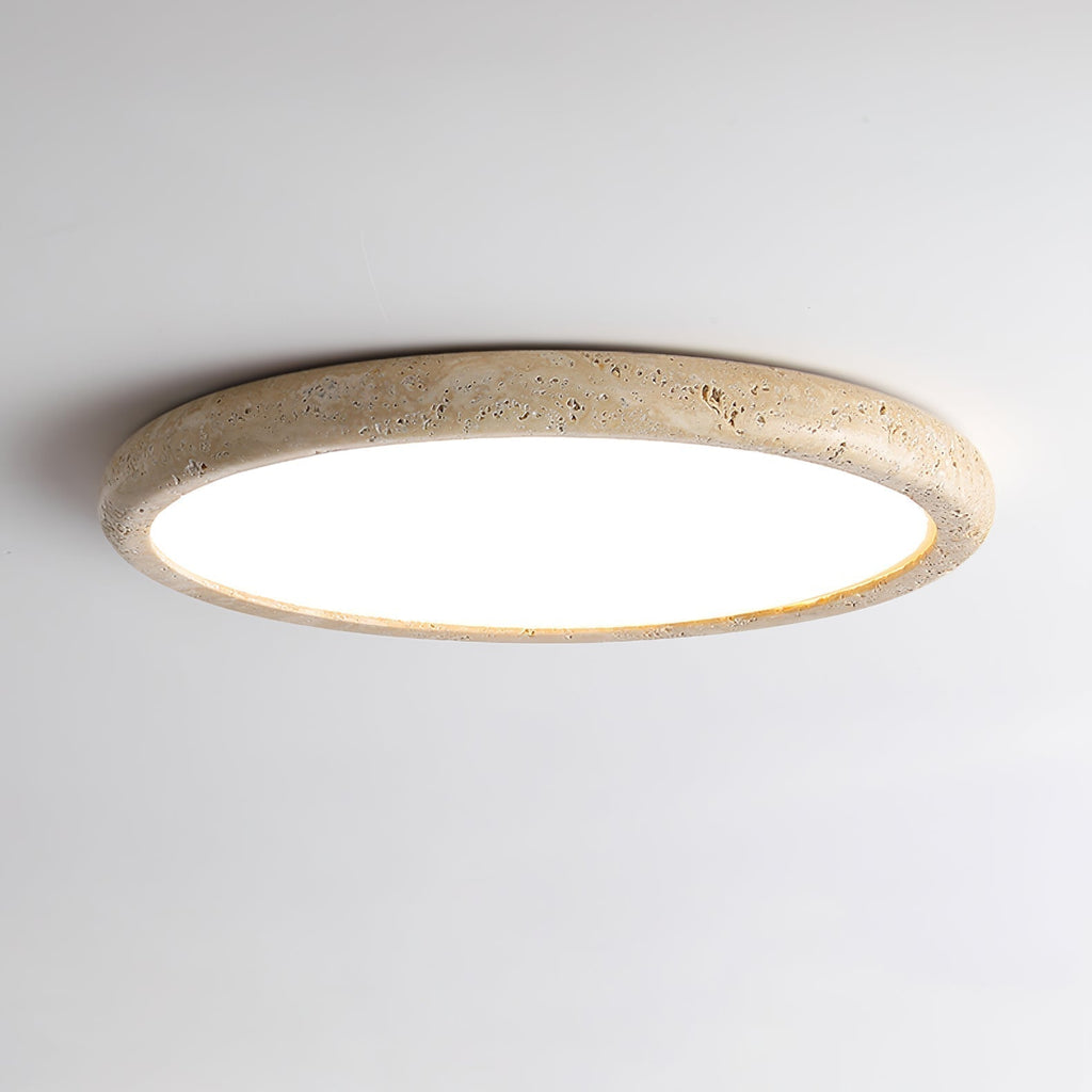 Aurrina Plafonnier Cadre Anneau en Travertin - Neutralighting