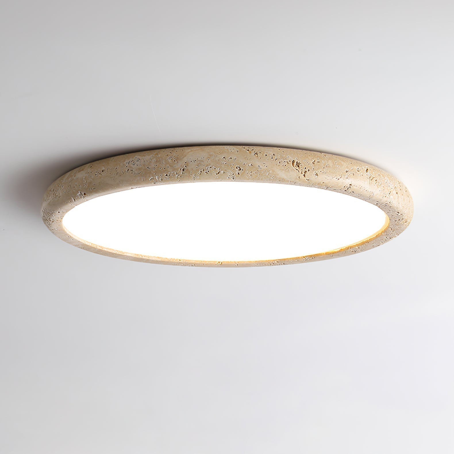 Aurrina Plafonnier Cadre Anneau en Travertin - Neutralighting