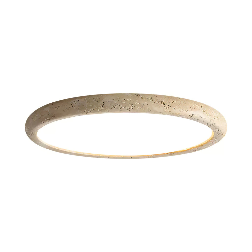Aurrina Plafonnier Cadre Anneau en Travertin - Neutralighting