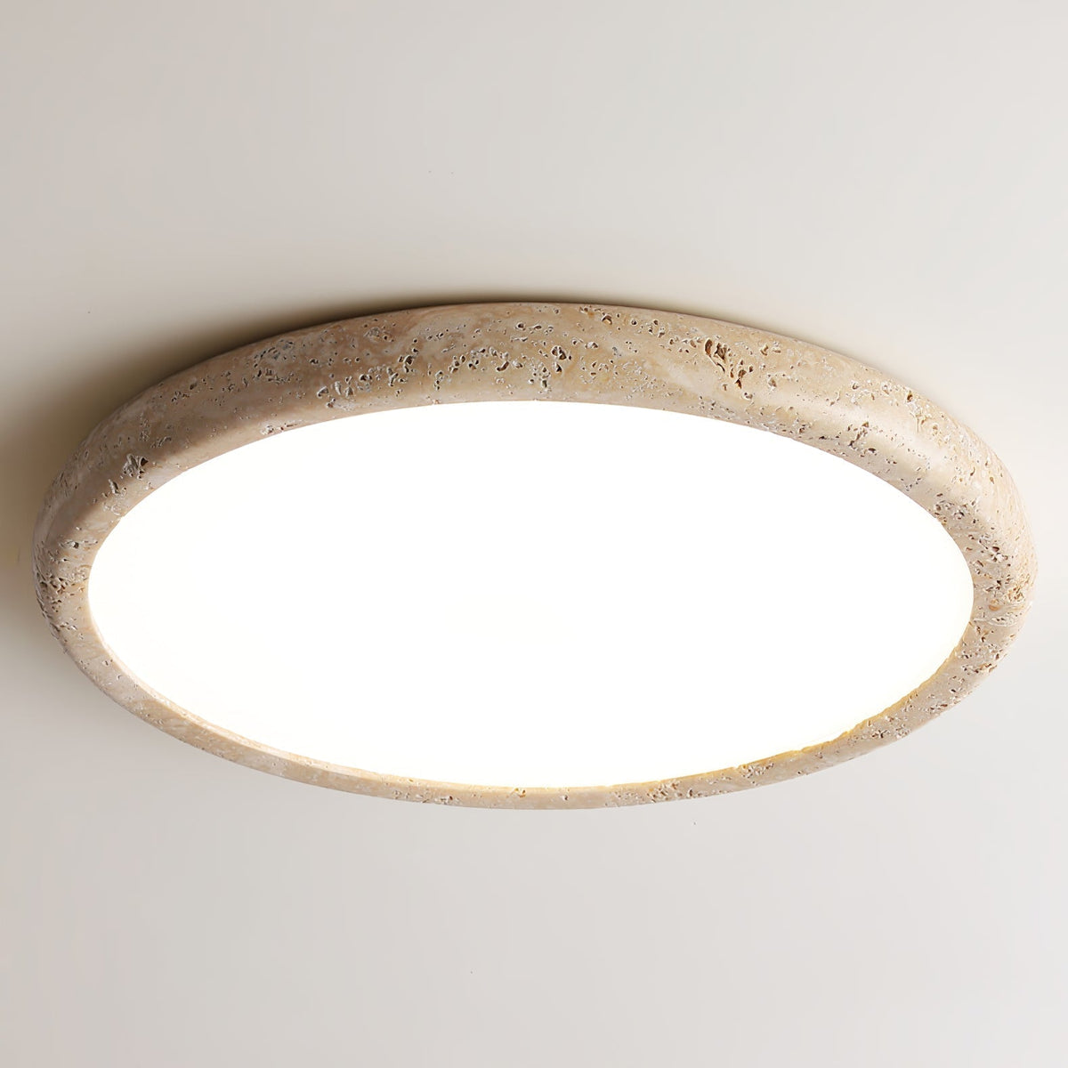 Aurrina Plafonnier Cadre Anneau en Travertin - Neutralighting