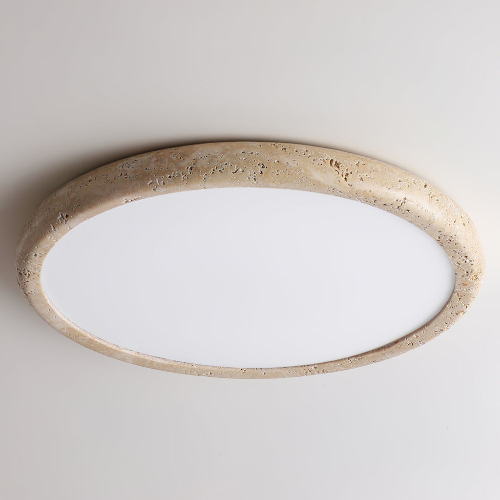 Aurrina Plafonnier Cadre Anneau en Travertin - Neutralighting
