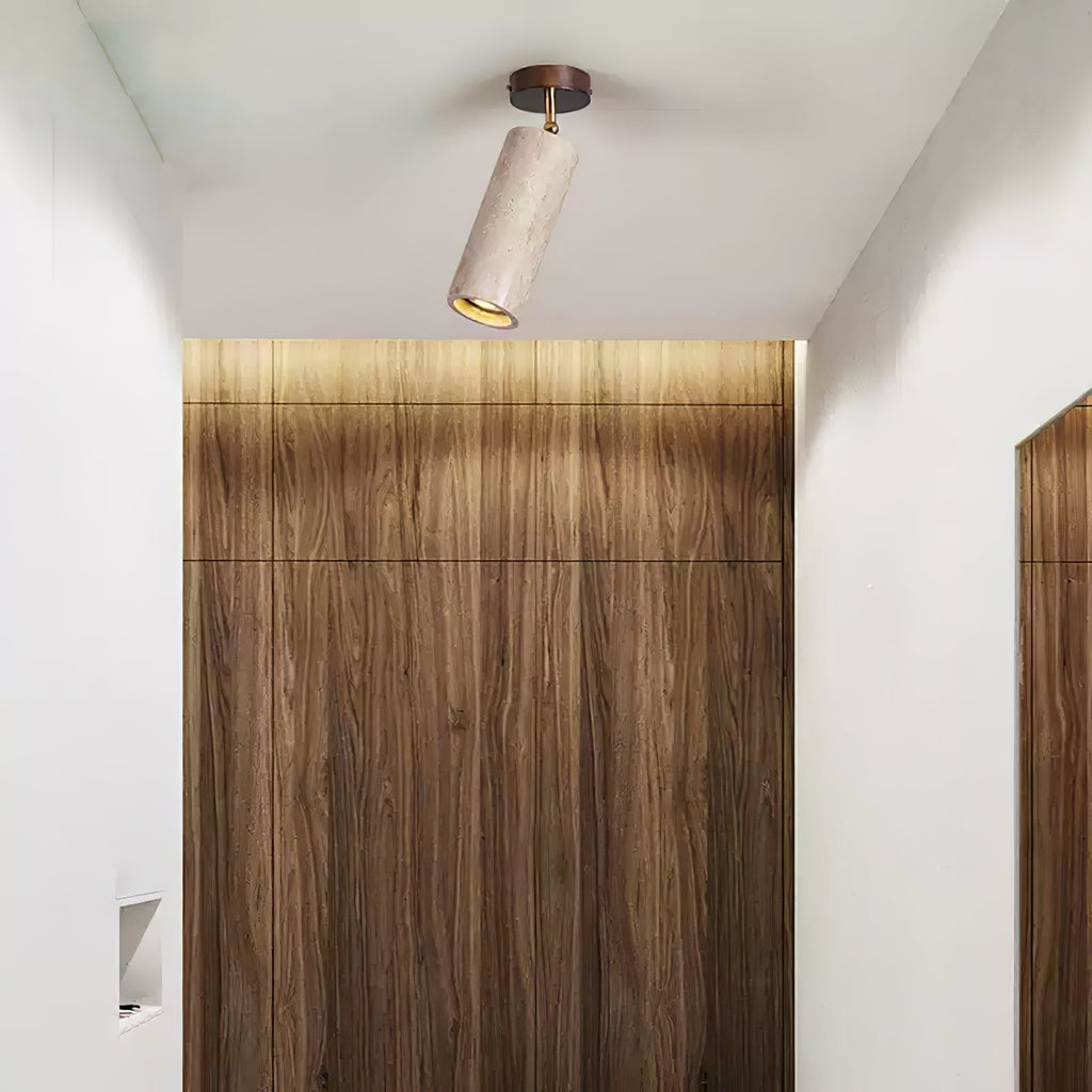Mycaran Suspension Minimaliste en Travertin - Neutralighting