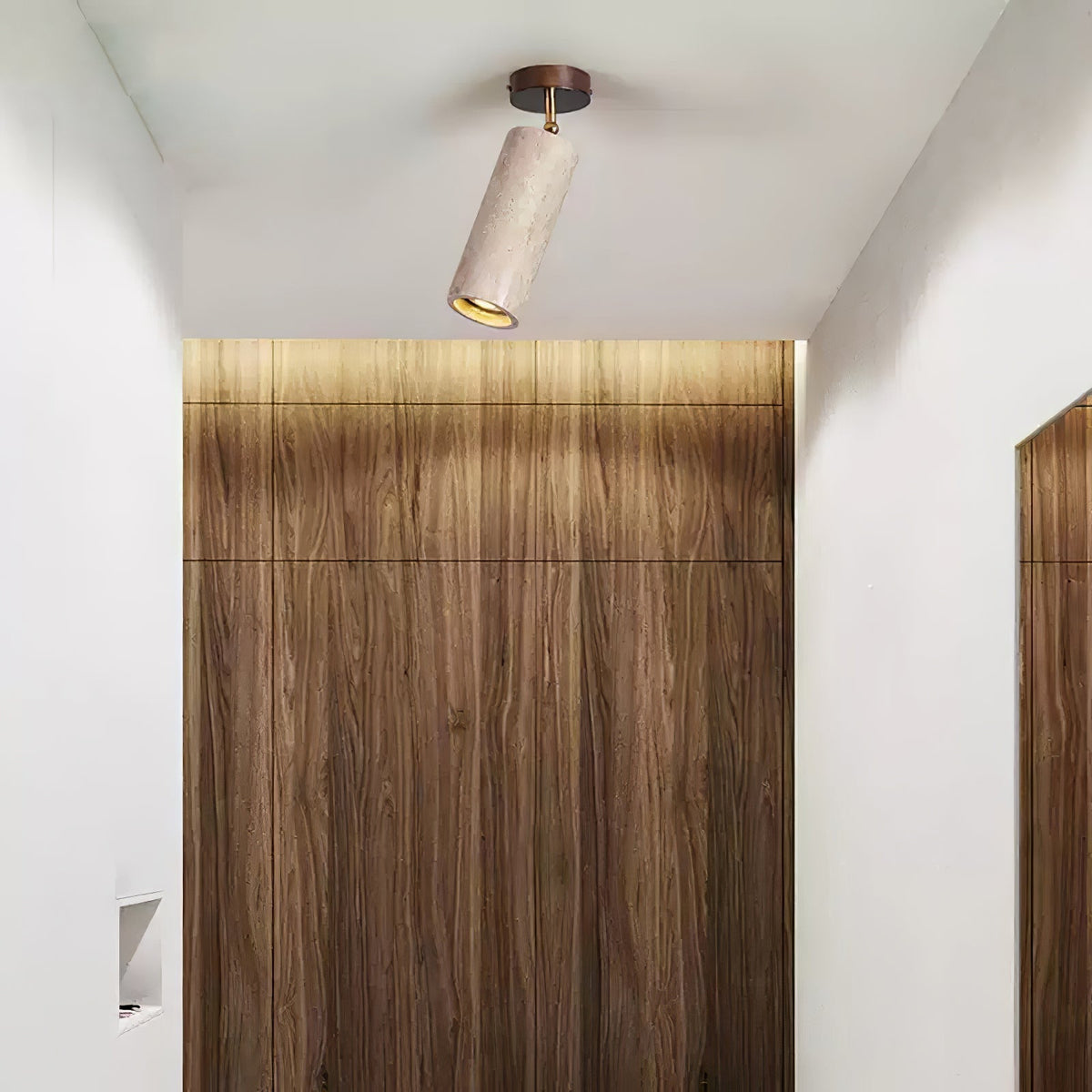 Mycaran Suspension Minimaliste en Travertin - Neutralighting