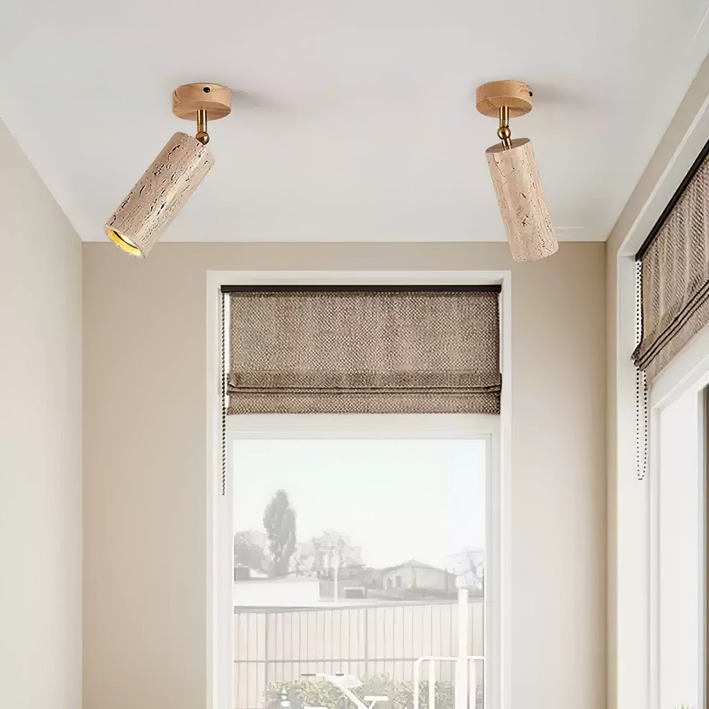 Mycaran Suspension Minimaliste en Travertin - Neutralighting