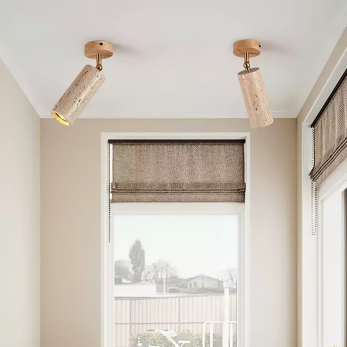 Mycaran Suspension Minimaliste en Travertin - Neutralighting