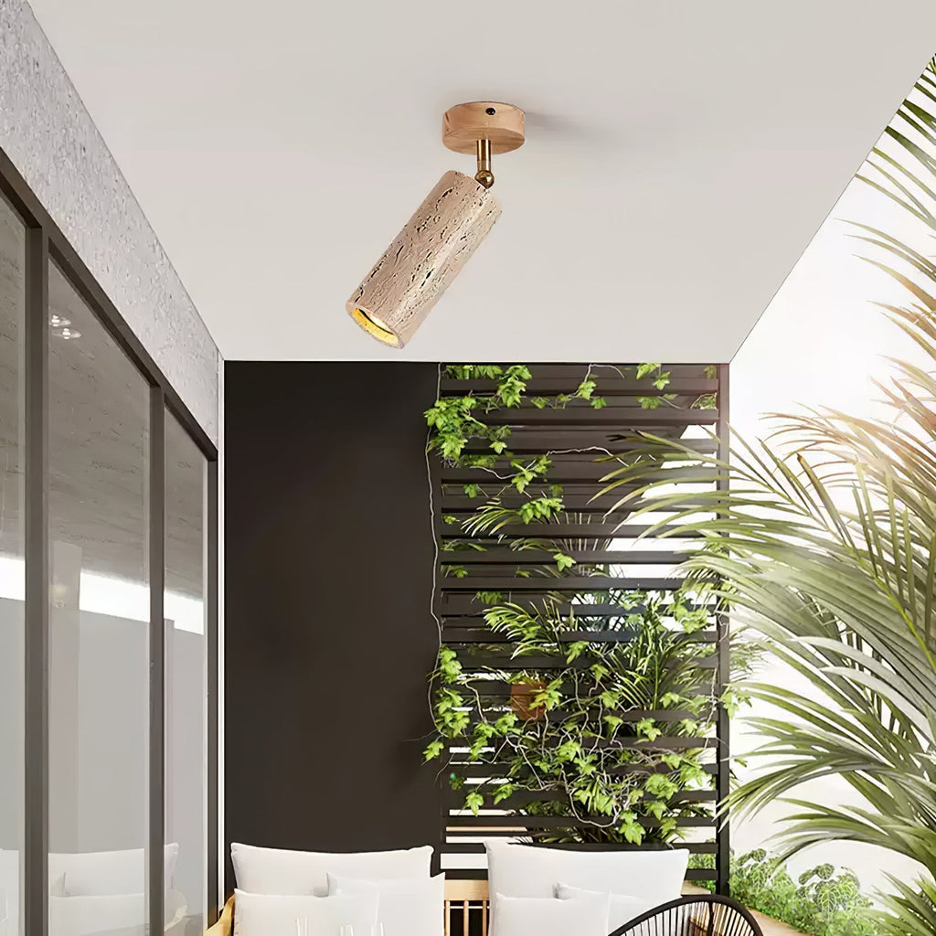 Mycaran Suspension Minimaliste en Travertin - Neutralighting