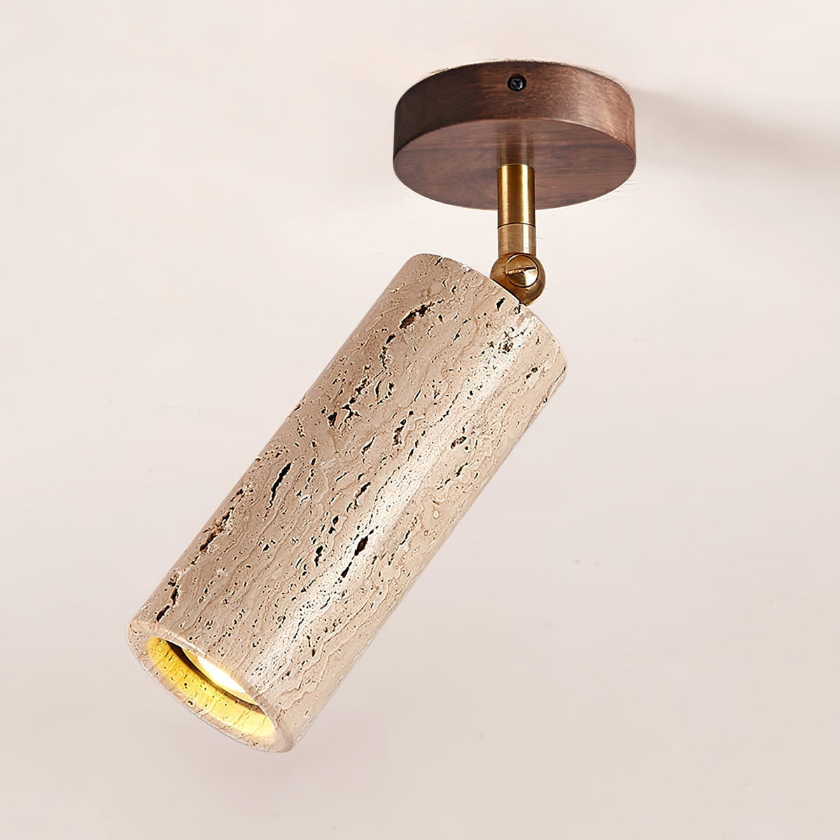 Mycaran Suspension Minimaliste en Travertin - Neutralighting