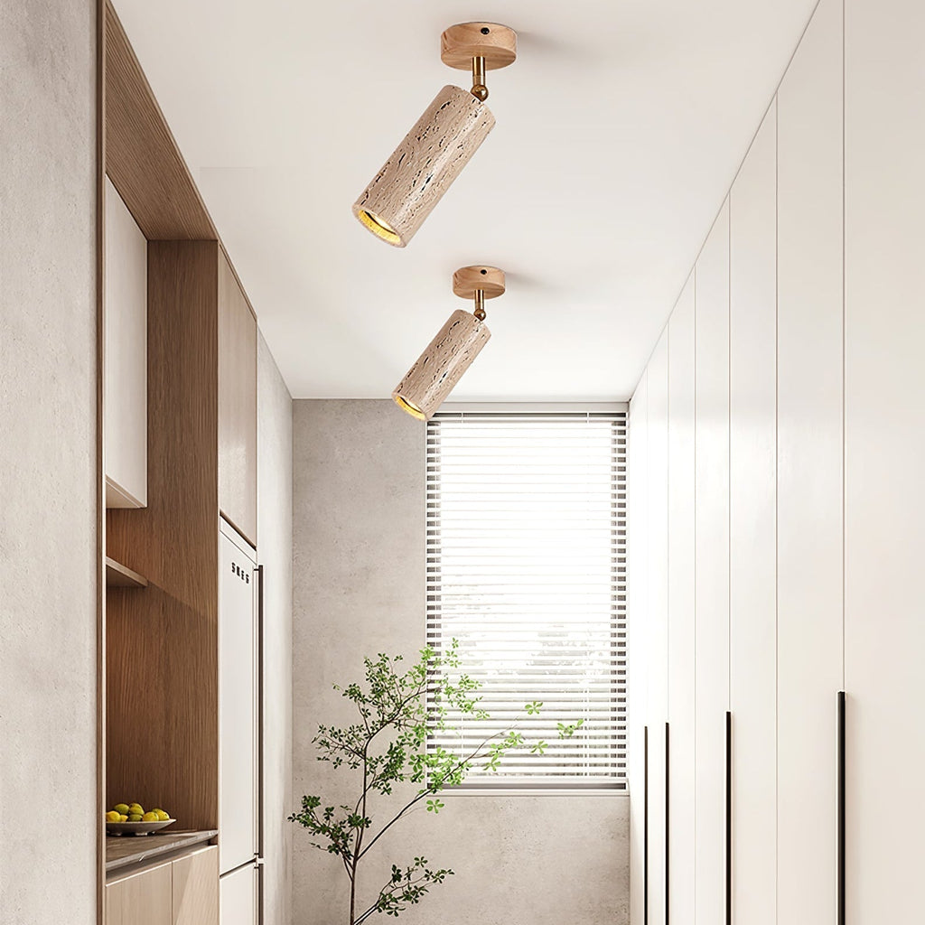 Mycaran Suspension Minimaliste en Travertin - Neutralighting