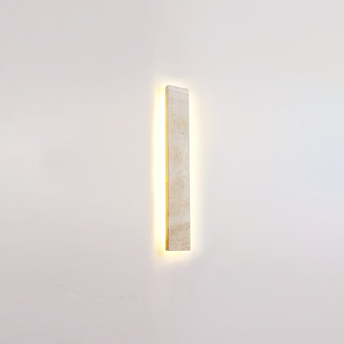 Olnorir Applique Murale Rectangulaire Mince en Travertin - Neutralighting