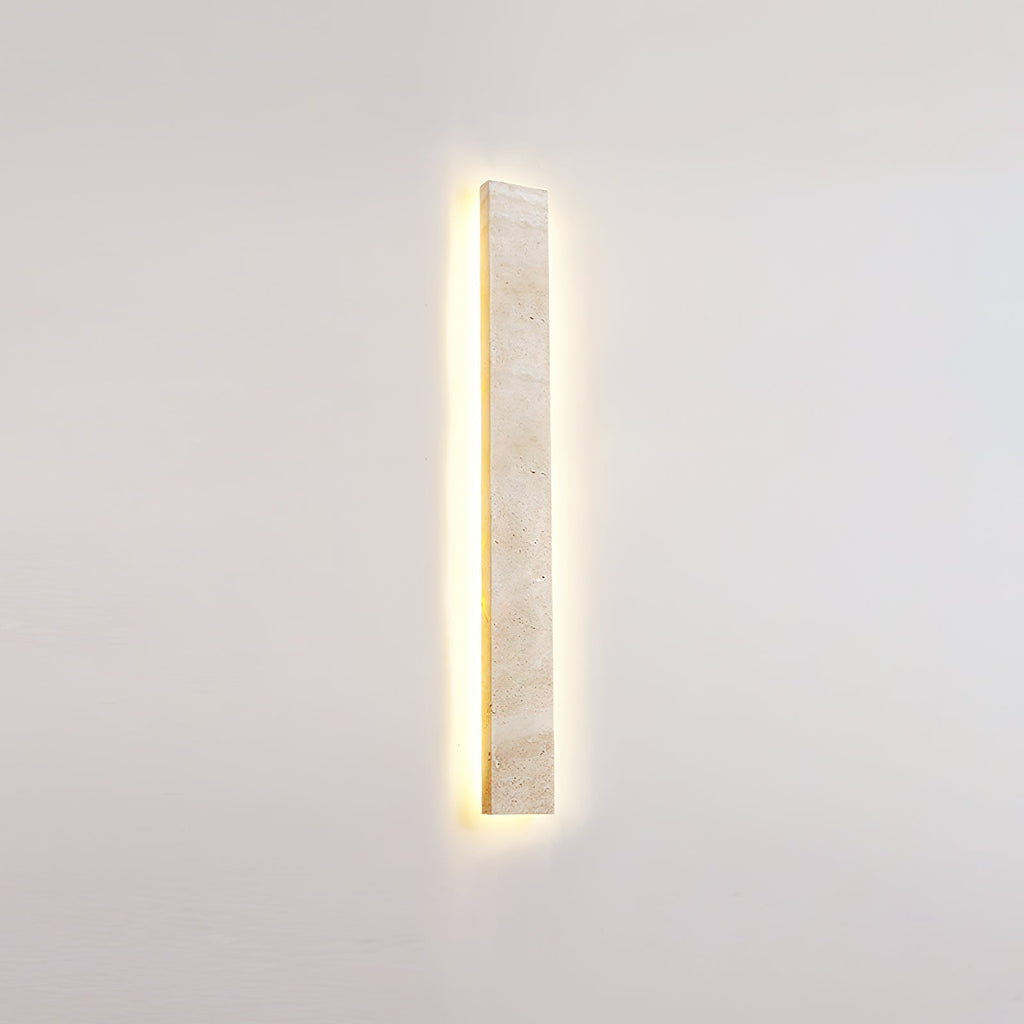 Olnorir Applique Murale Rectangulaire Mince en Travertin - Neutralighting