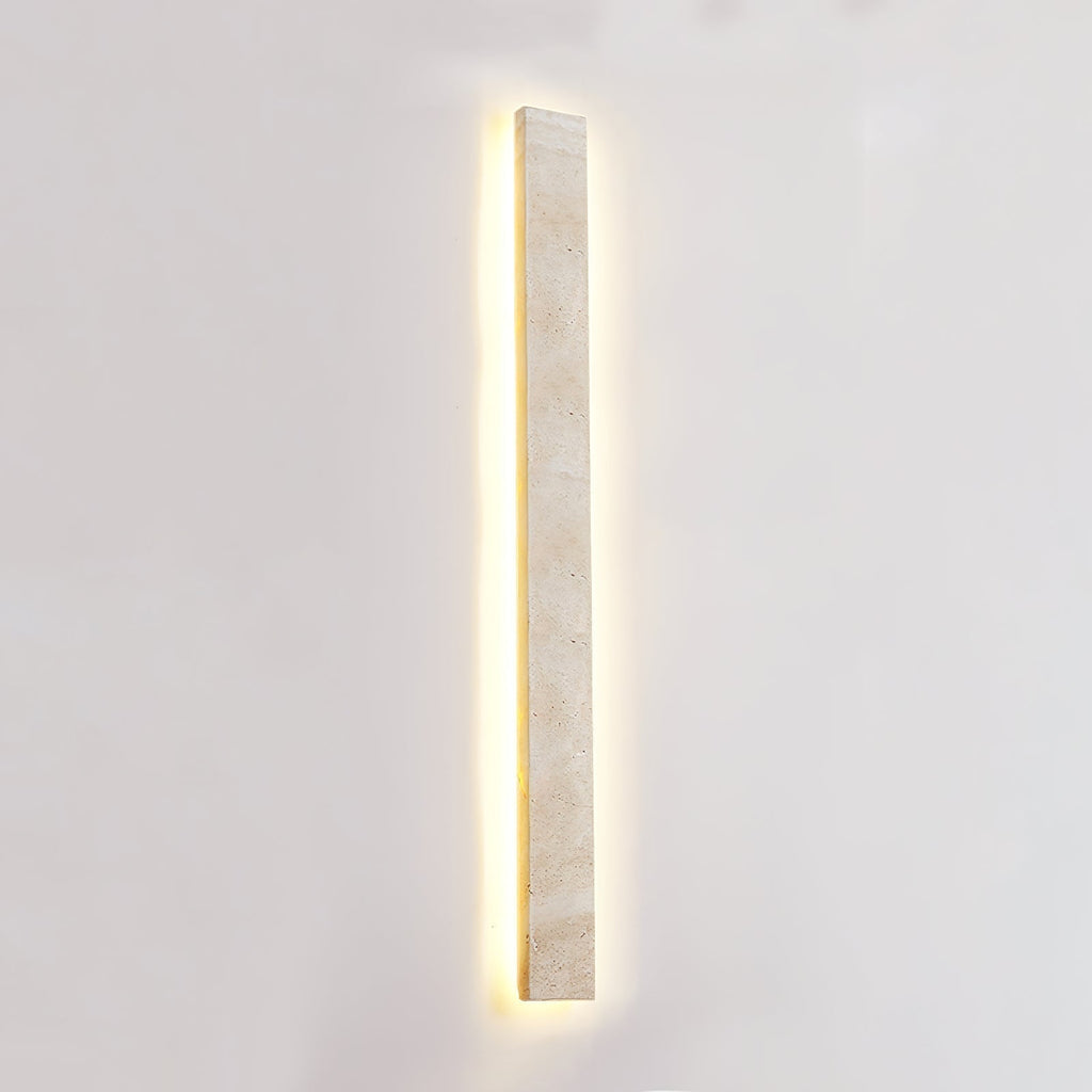 Olnorir Applique Murale Rectangulaire Mince en Travertin - Neutralighting
