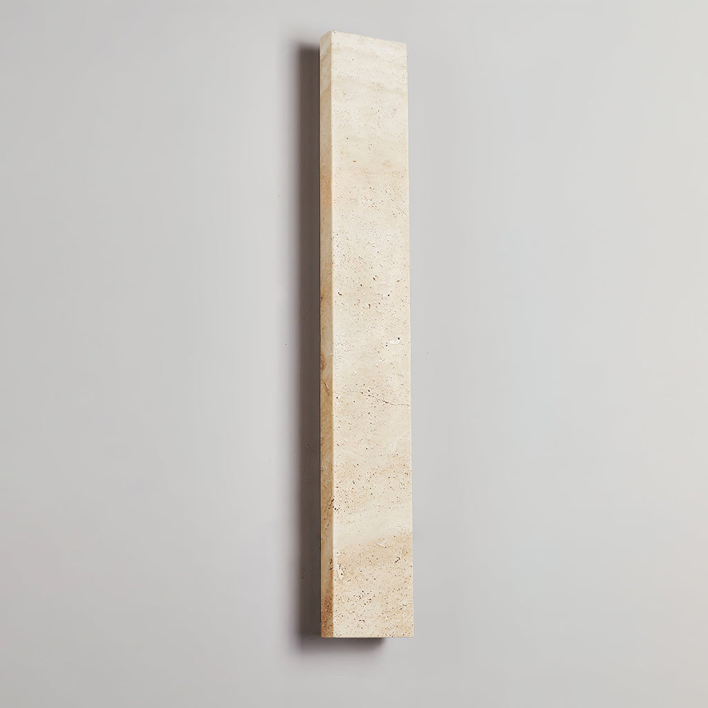 Olnorir Applique Murale Rectangulaire Mince en Travertin - Neutralighting