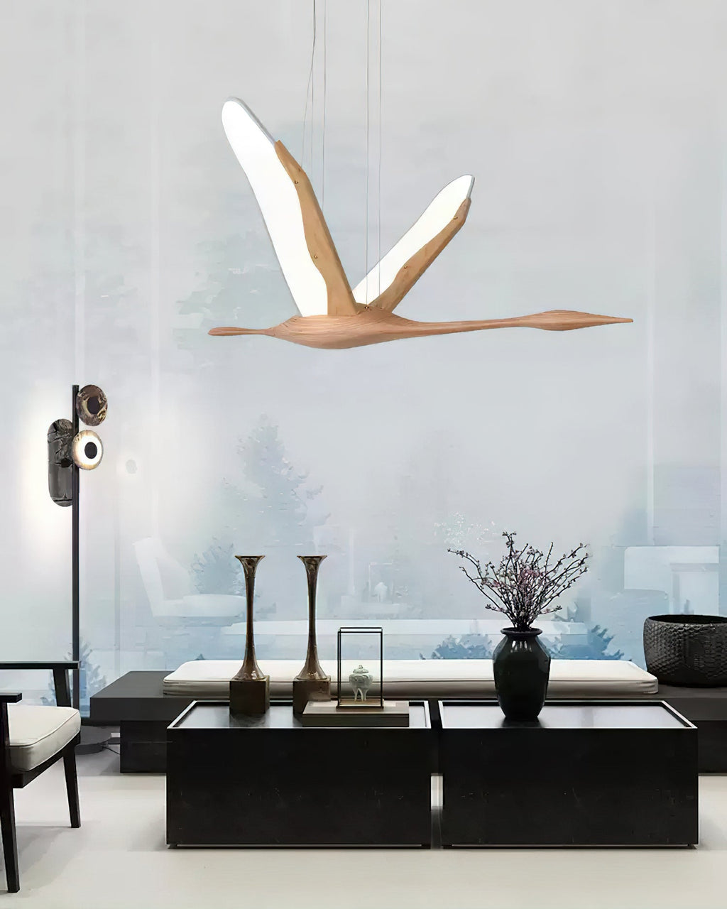 Flora Suspension Moderne en Bois - Neutralighting