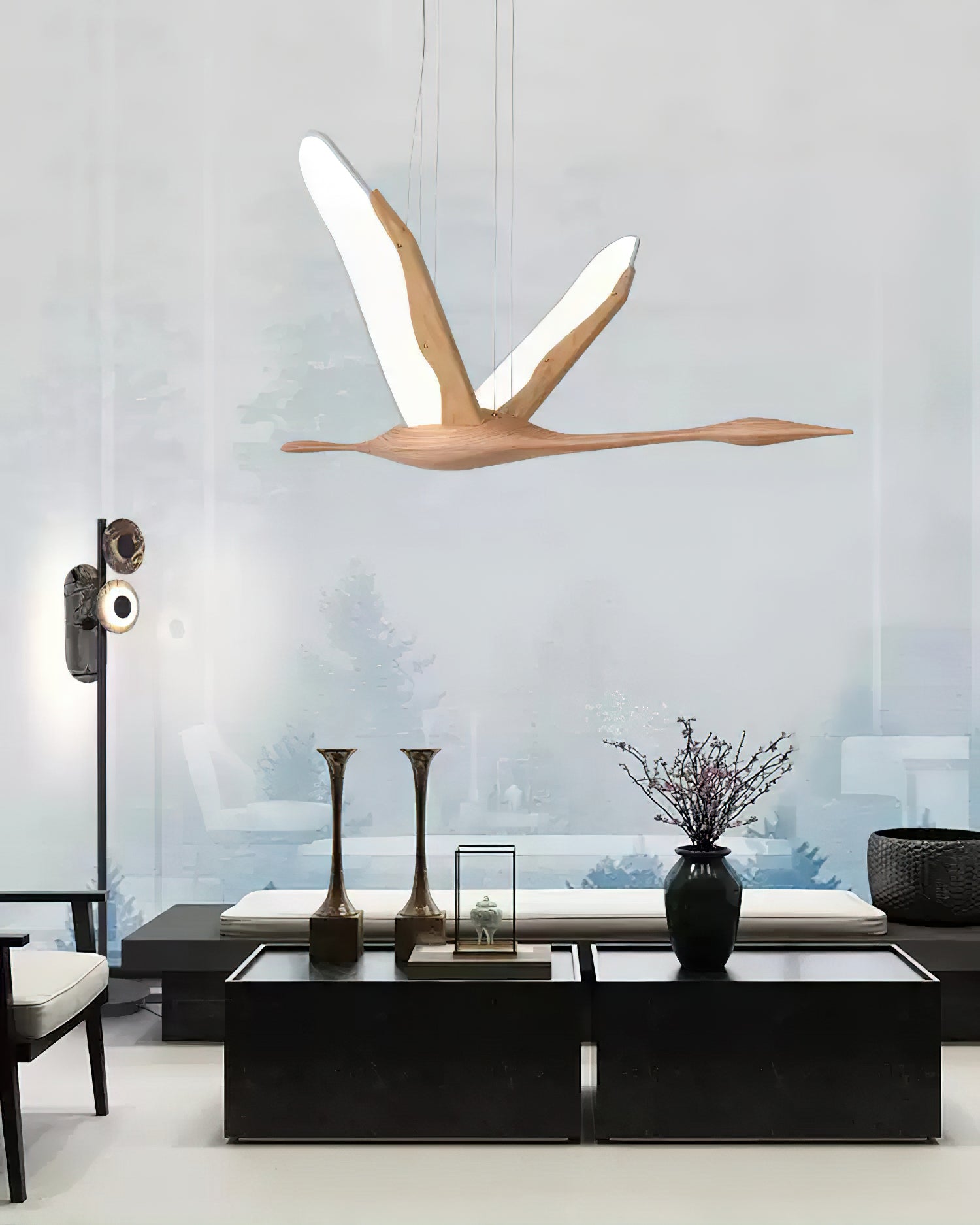 Flora Suspension Moderne en Bois - Neutralighting