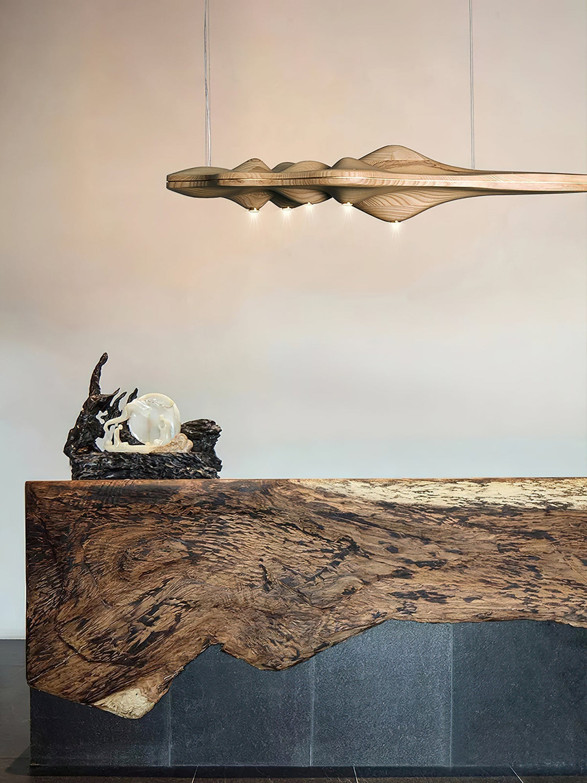 Etalyra Suspension en Bois Élégance Premium - Neutralighting
