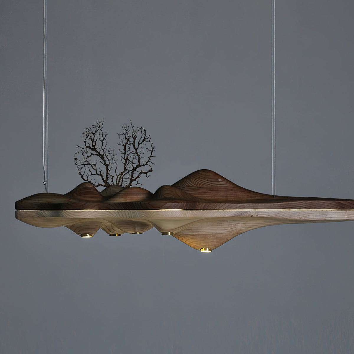 Etalyra Suspension en Bois Élégance Premium - Neutralighting