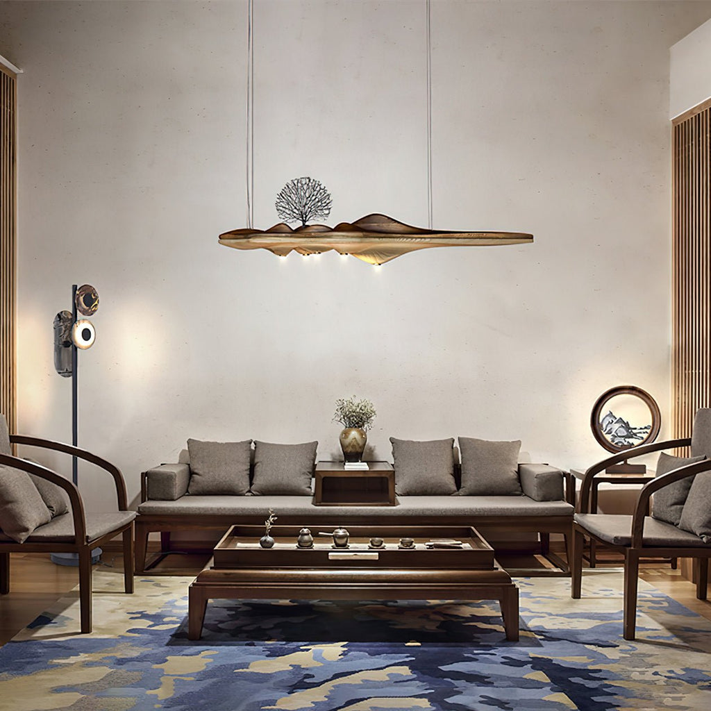 Etalyra Suspension en Bois Élégance Premium - Neutralighting