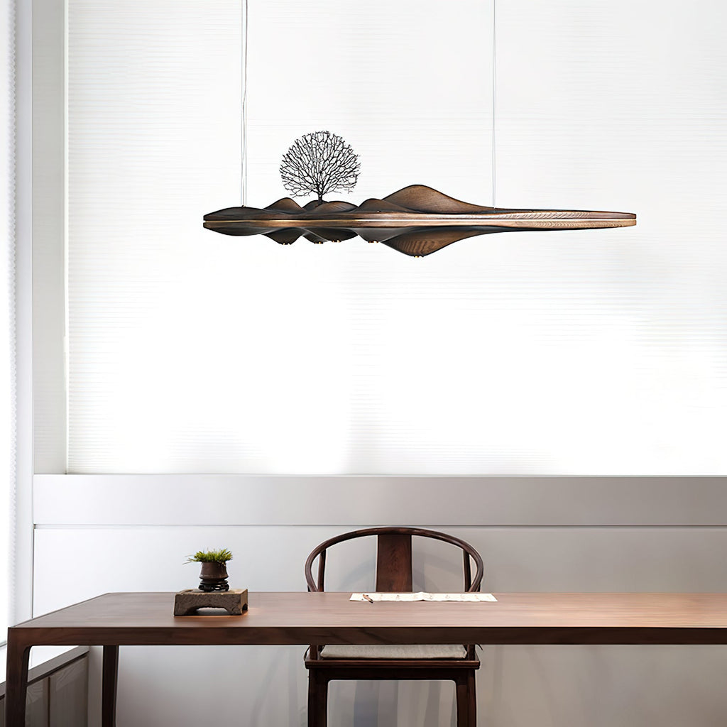 Etalyra Suspension en Bois Élégance Premium - Neutralighting