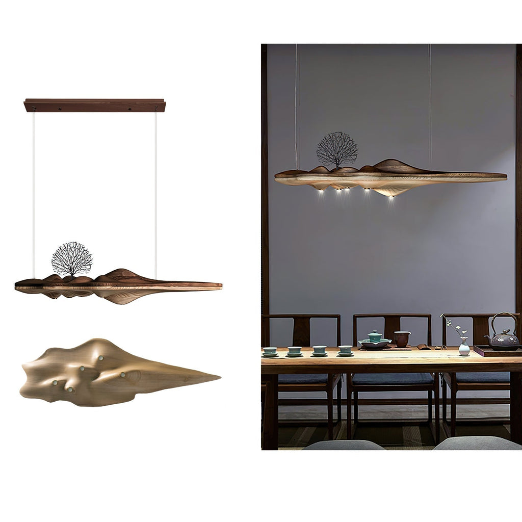 Etalyra Suspension en Bois Élégance Premium - Neutralighting