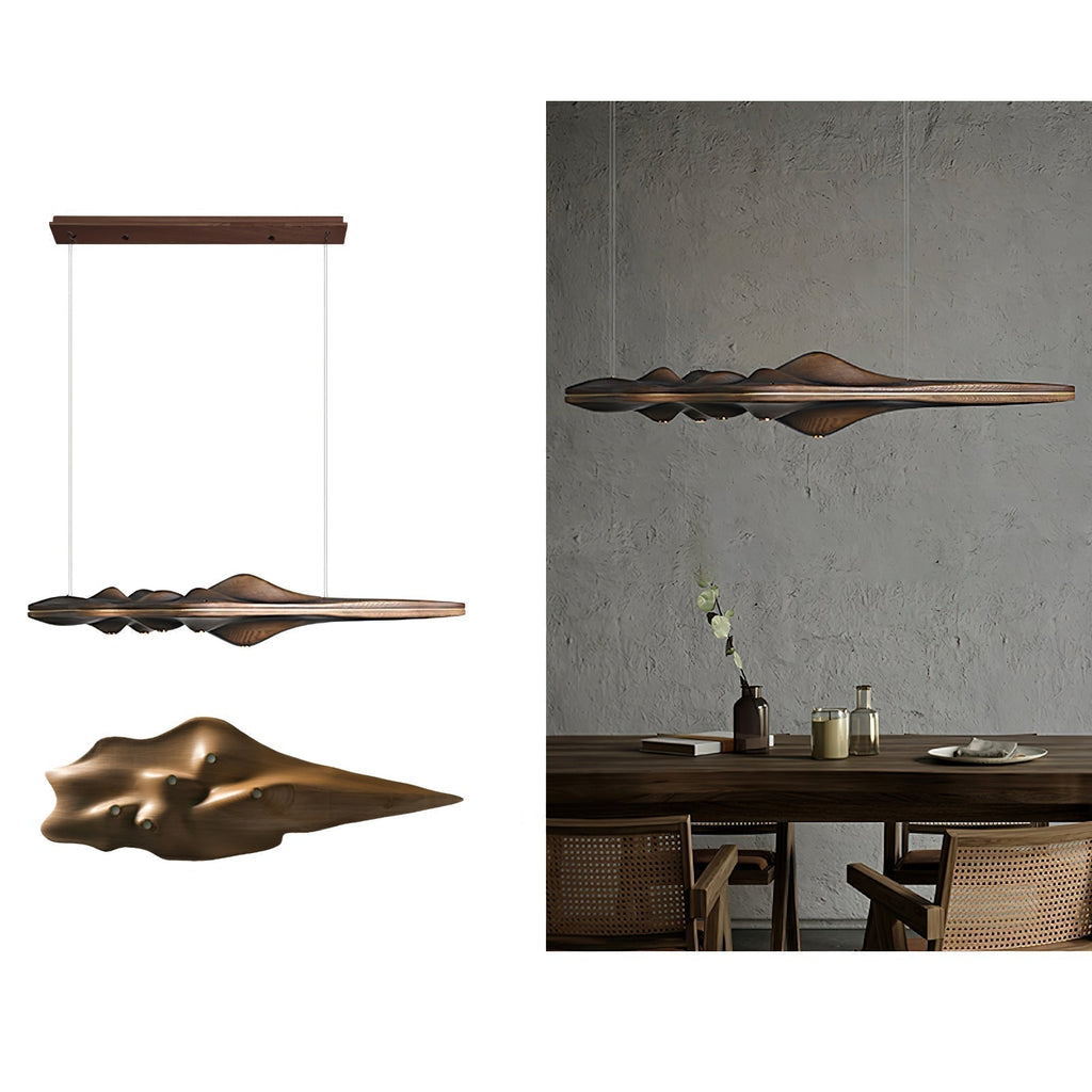 Etalyra Suspension en Bois Élégance Premium - Neutralighting