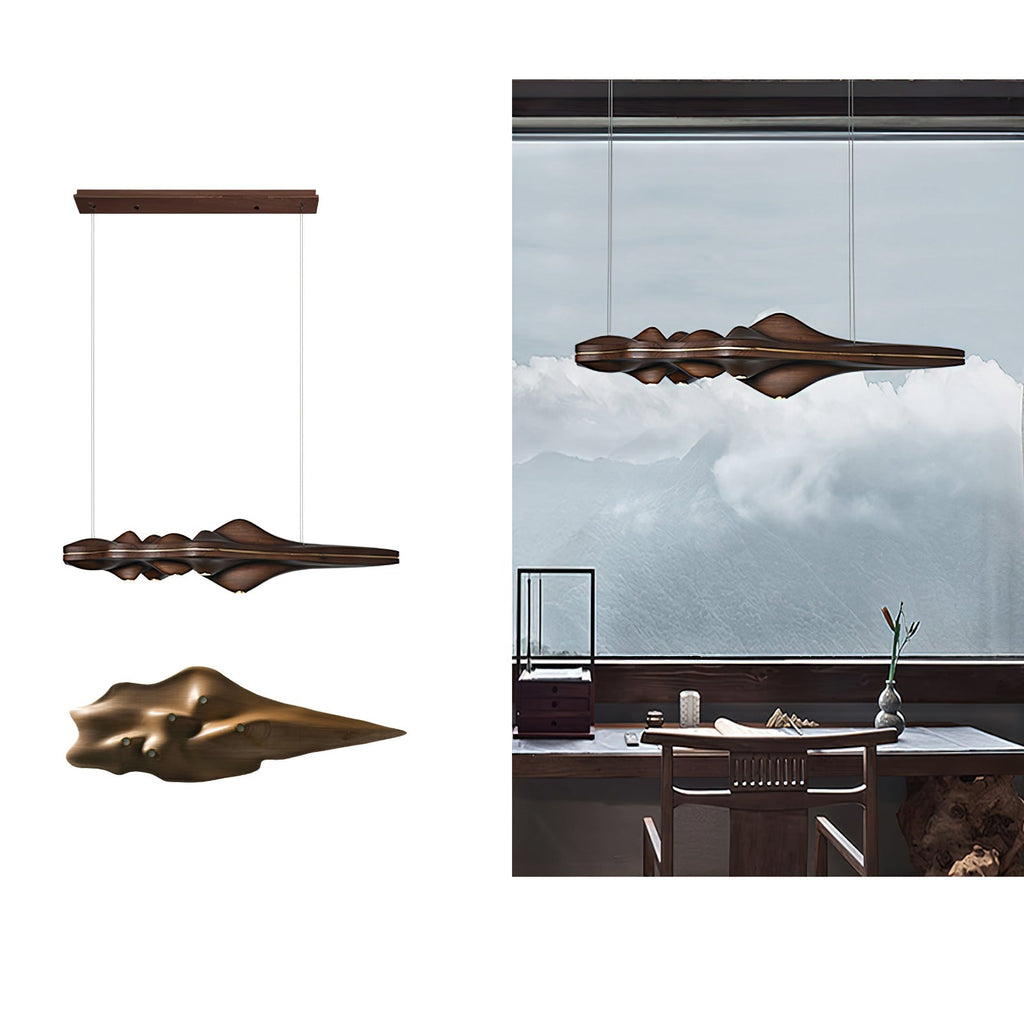 Etalyra Suspension en Bois Élégance Premium - Neutralighting
