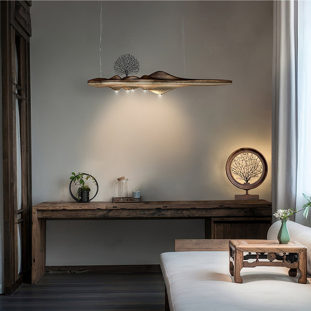 Etalyra Suspension en Bois Élégance Premium - Neutralighting