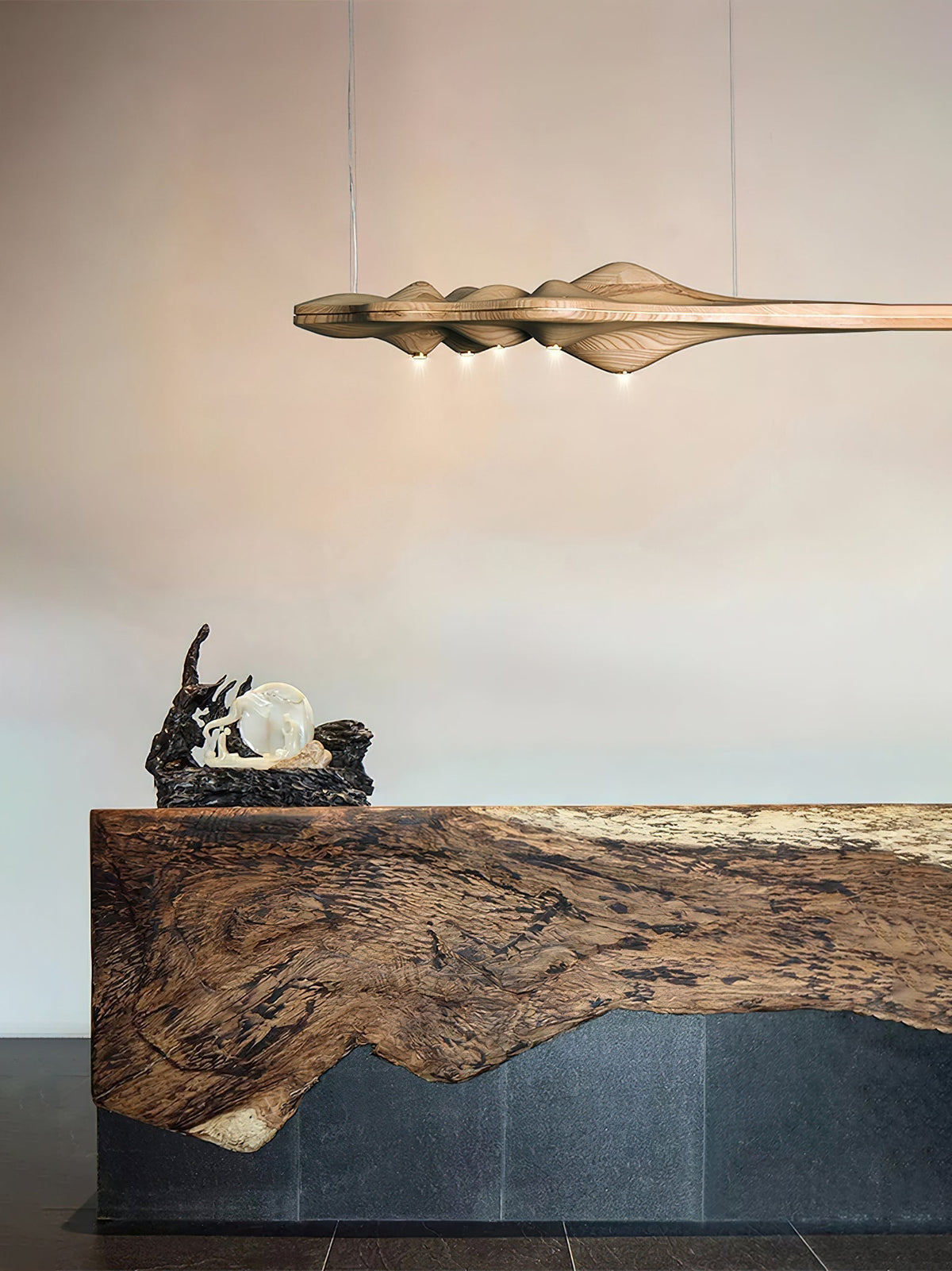 Etalyra Suspension en Bois Élégance Premium - Neutralighting