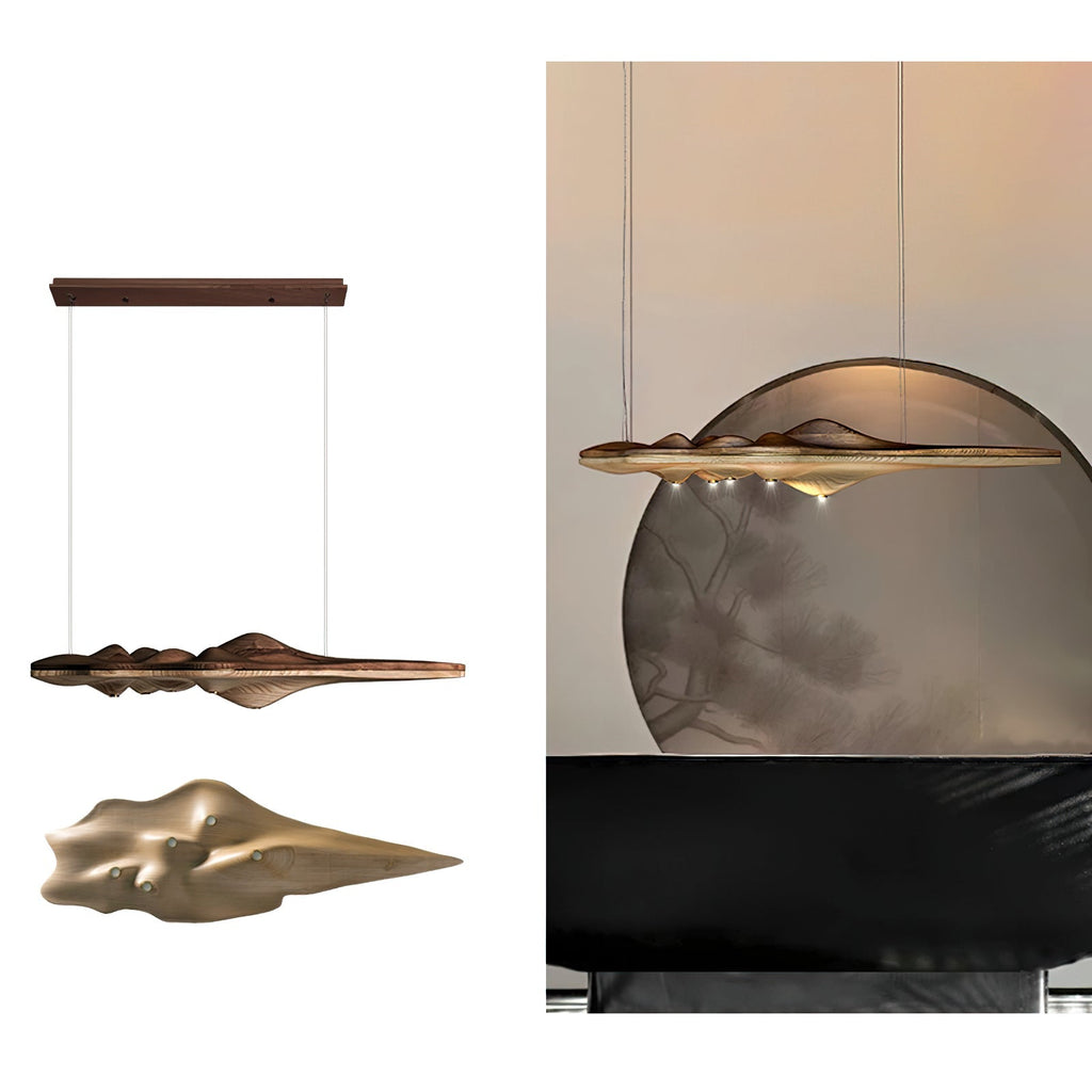 Etalyra Suspension en Bois Élégance Premium - Neutralighting