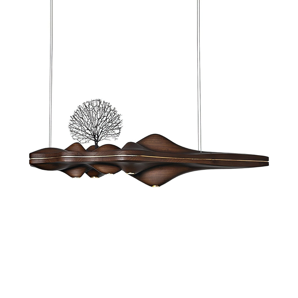 Etalyra Suspension en Bois Élégance Premium - Neutralighting