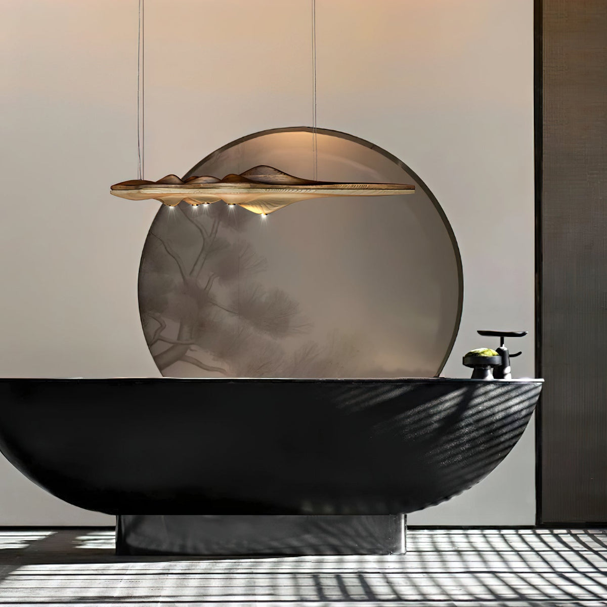 Etalyra Suspension en Bois Élégance Premium - Neutralighting