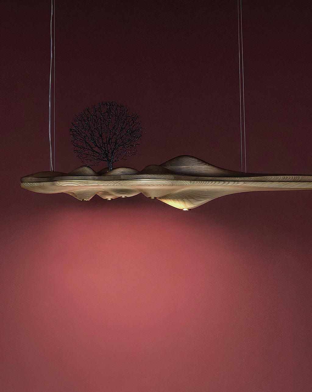 Etalyra Suspension en Bois Élégance Premium - Neutralighting