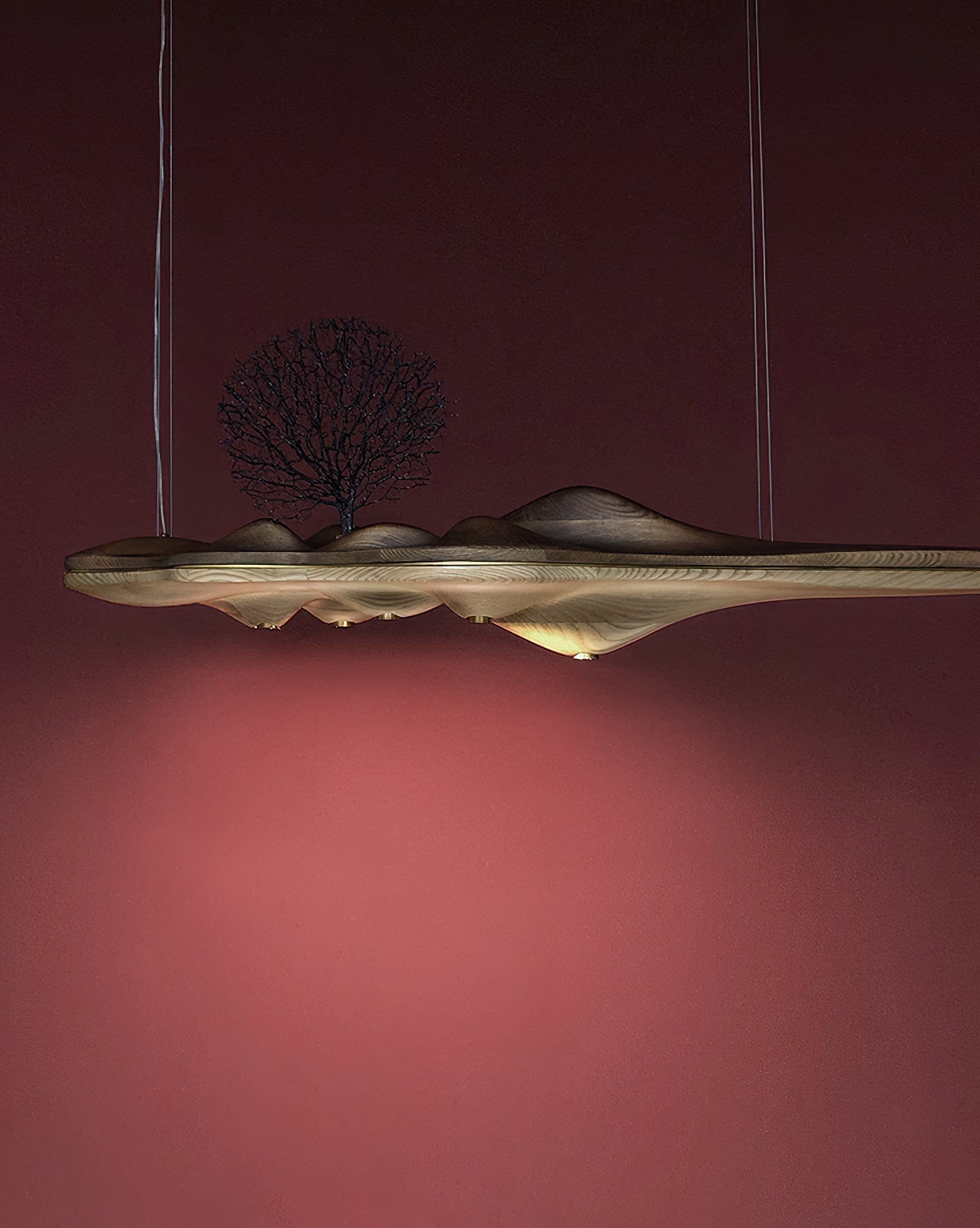 Etalyra Suspension en Bois Élégance Premium - Neutralighting