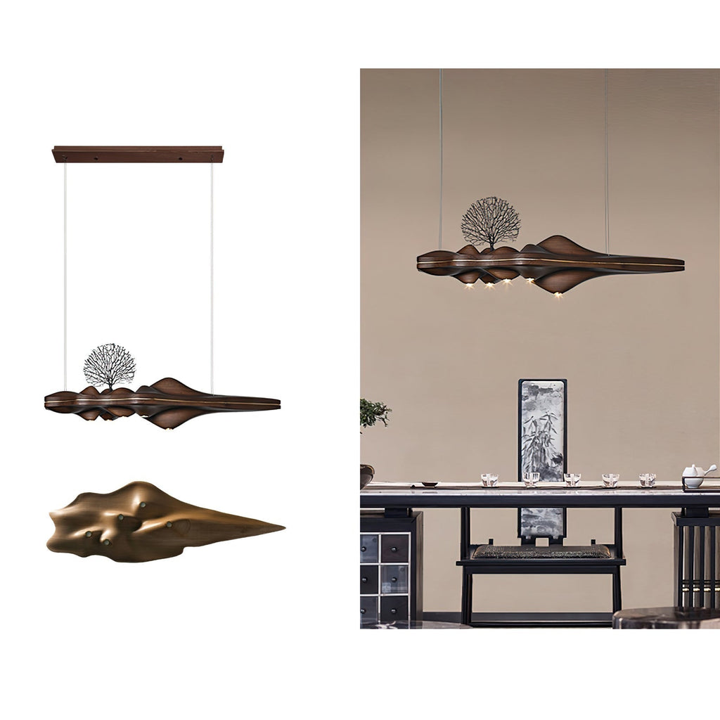 Etalyra Suspension en Bois Élégance Premium - Neutralighting