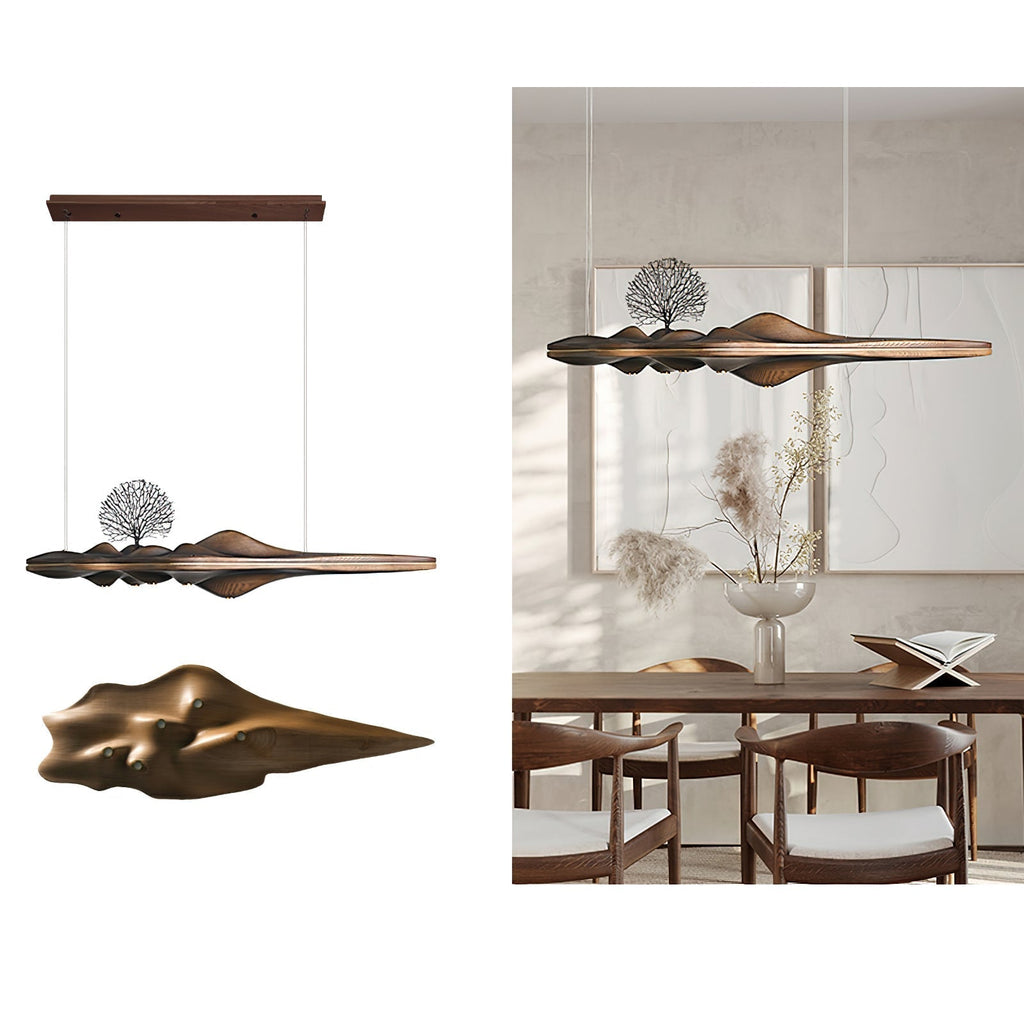 Etalyra Suspension en Bois Élégance Premium - Neutralighting