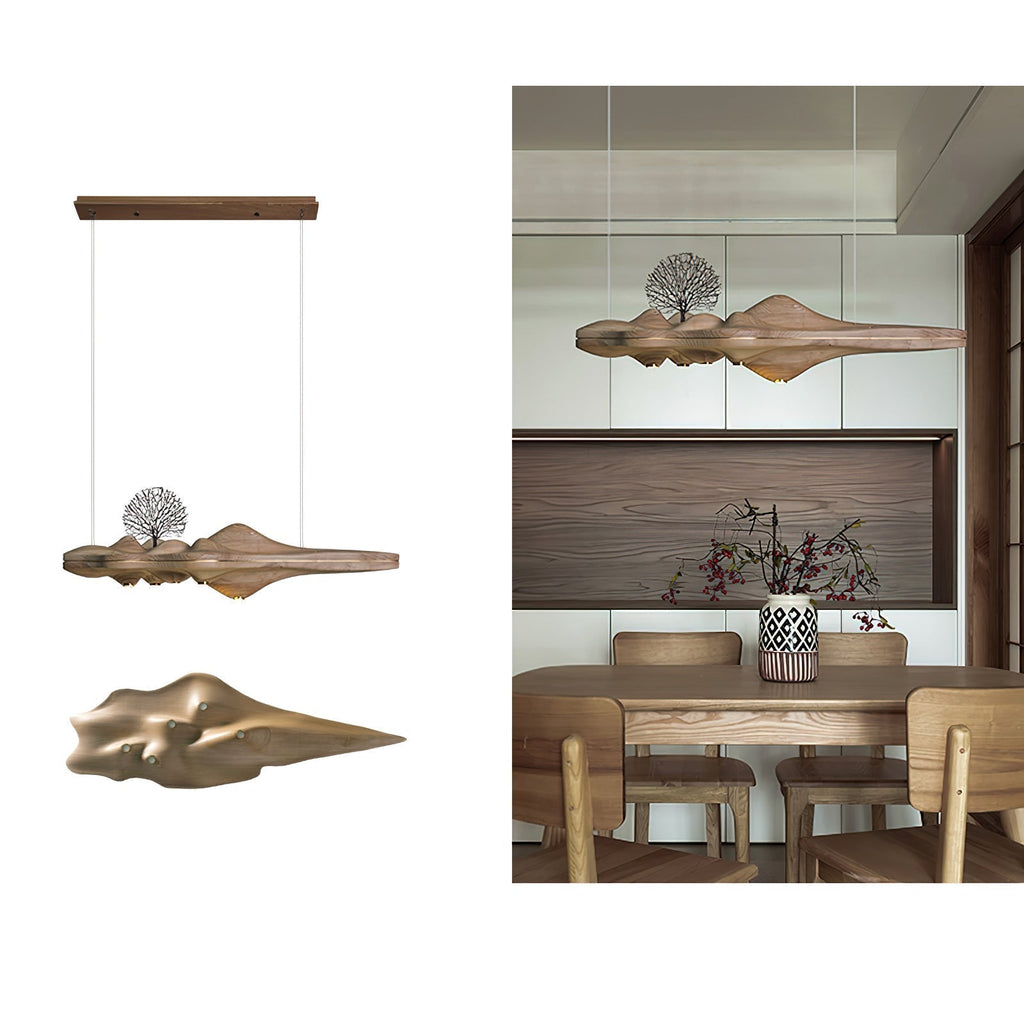 Etalyra Suspension en Bois Élégance Premium - Neutralighting