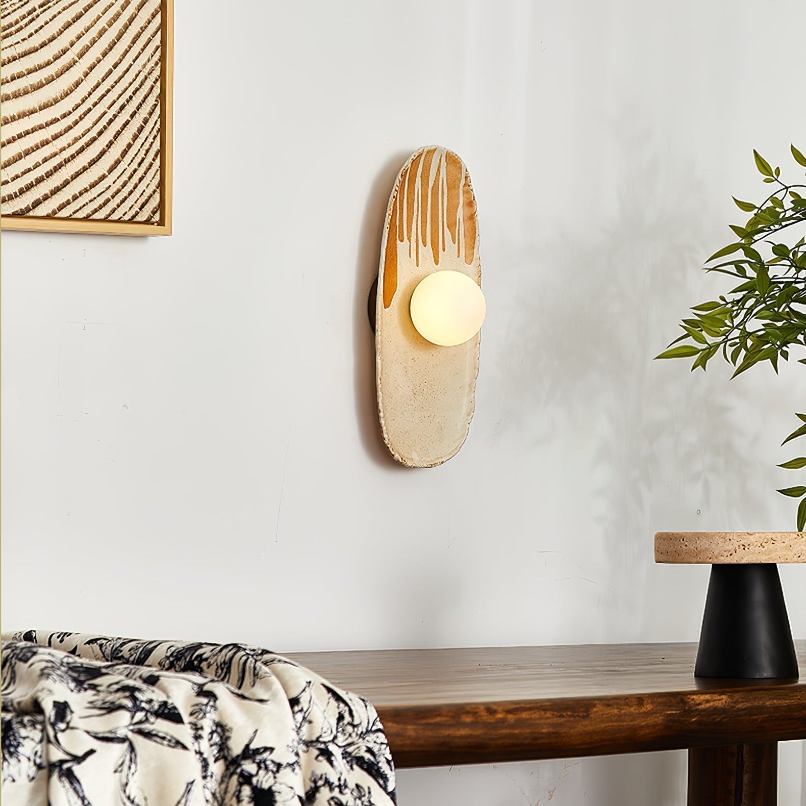 Solace Applique Murale Rustique en Marbre - Neutralighting