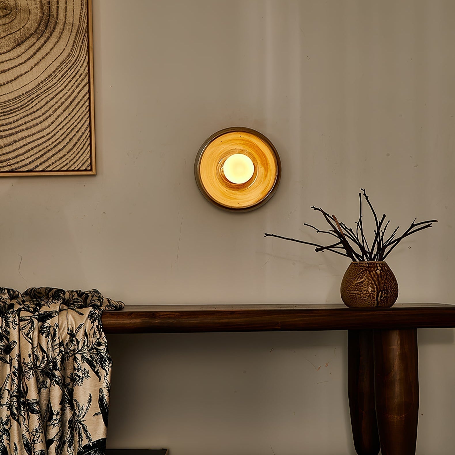 Solace Applique Murale Rustique en Marbre - Neutralighting