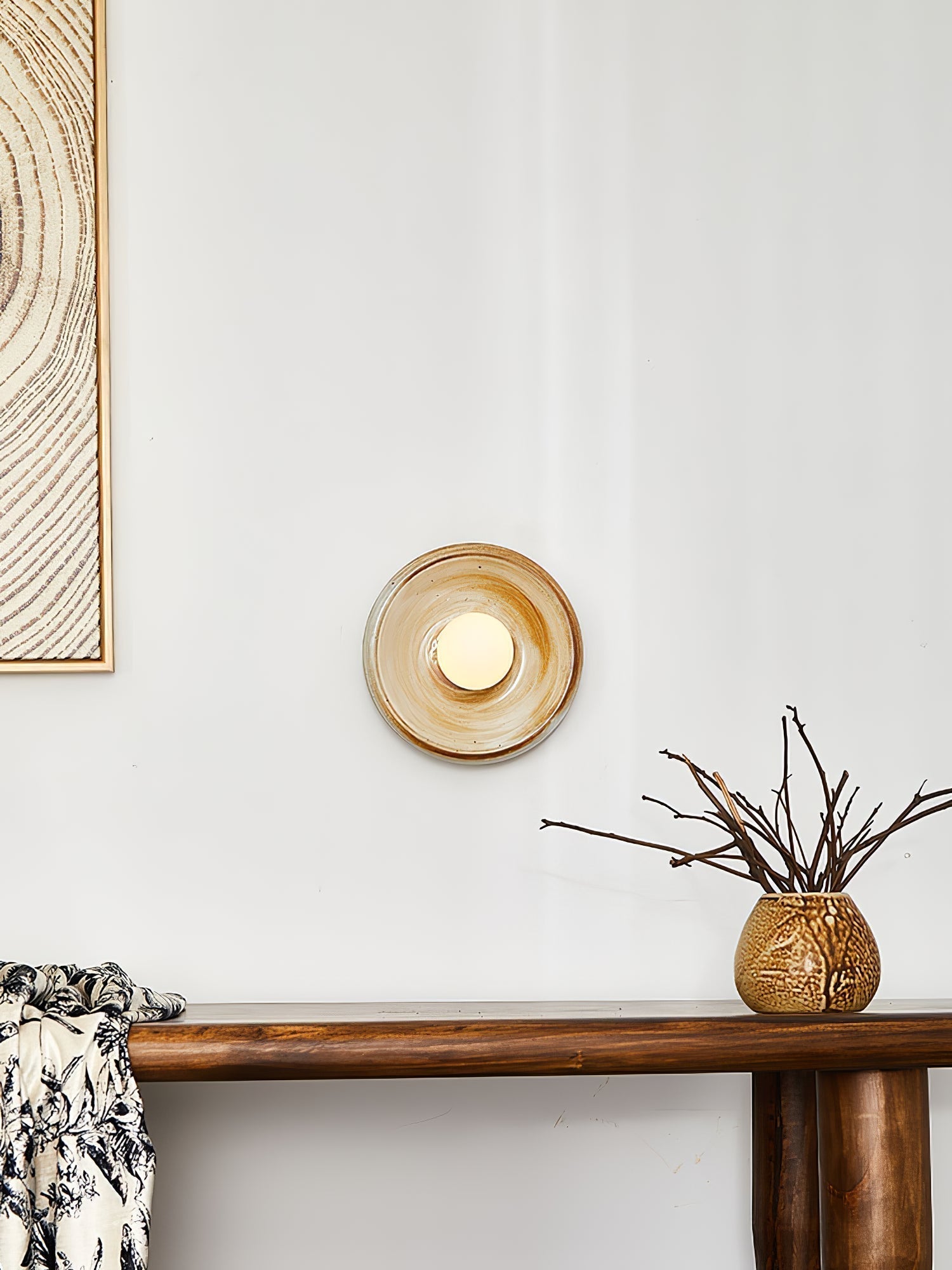 Solace Applique Murale Rustique en Marbre - Neutralighting