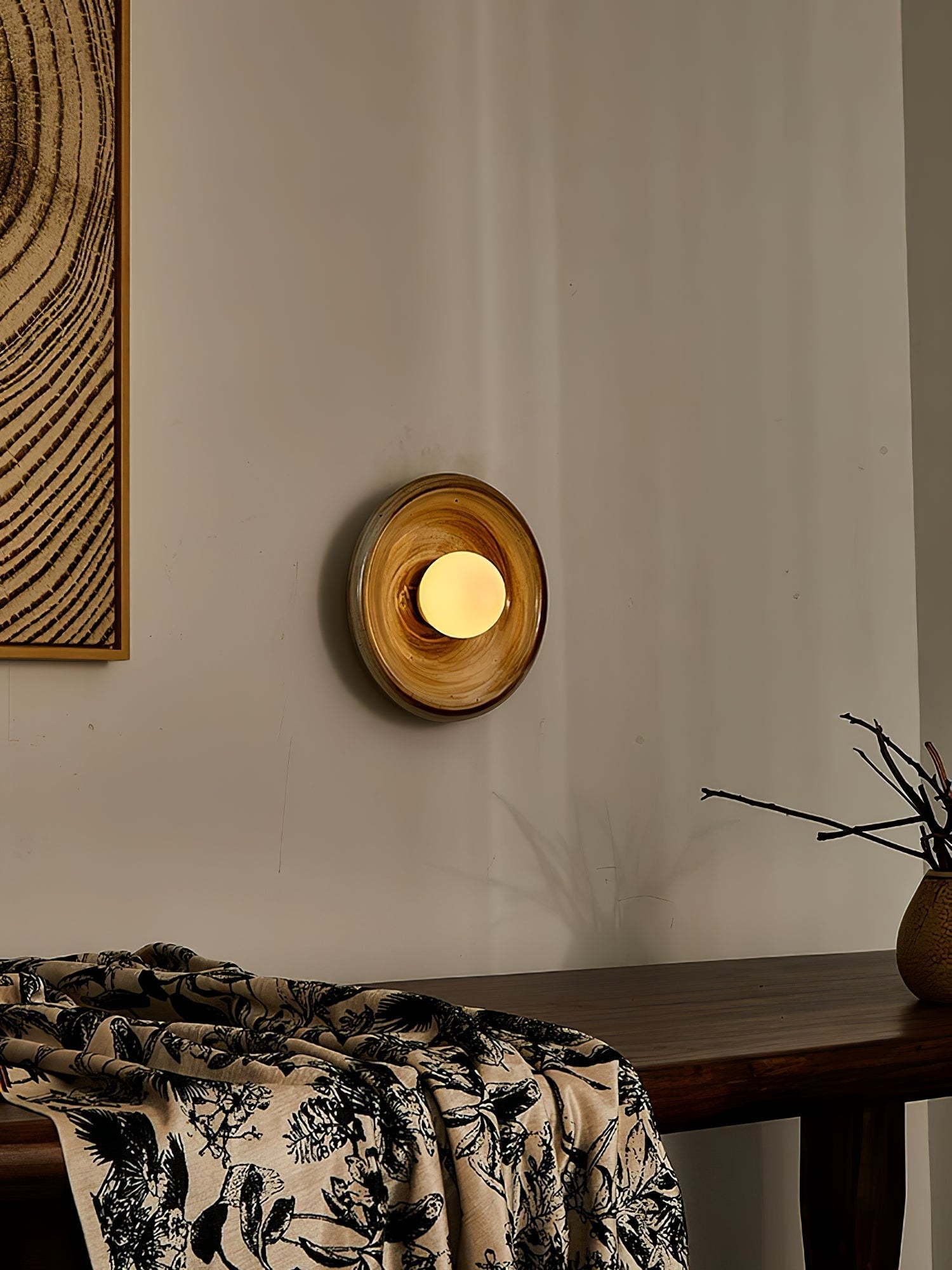 Solace Applique Murale Rustique en Marbre - Neutralighting