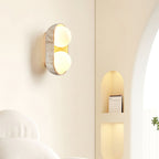 Trio Applique Murale Globe en Travertin - Neutralighting