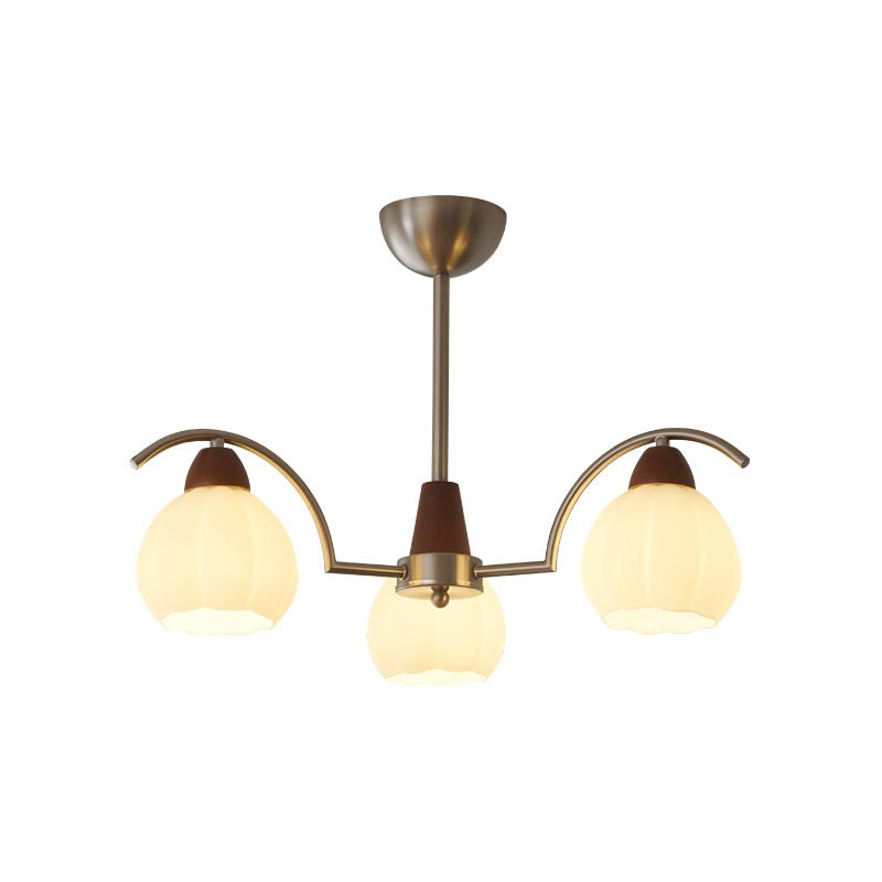 Ilaeiel Chandelier Bois Verre Élégance Traditionnelle Bloom - Neutralighting